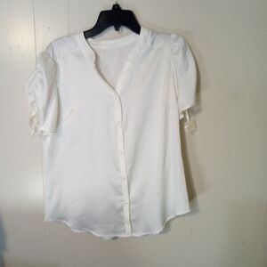 Chic White Button Down Shirt for Women
